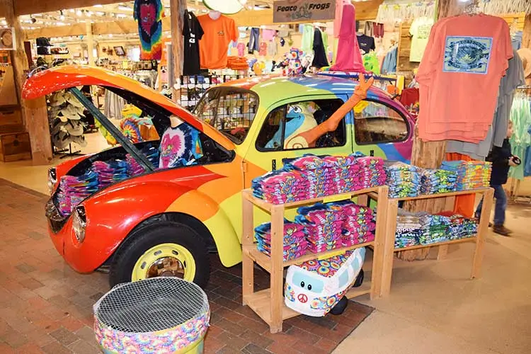Peace Frogs Store Interior - Groovy Apparel