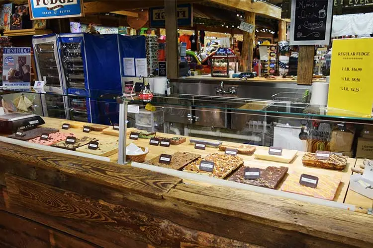 Fresh Homemade Fudge at Wallace’s Fudge Factory